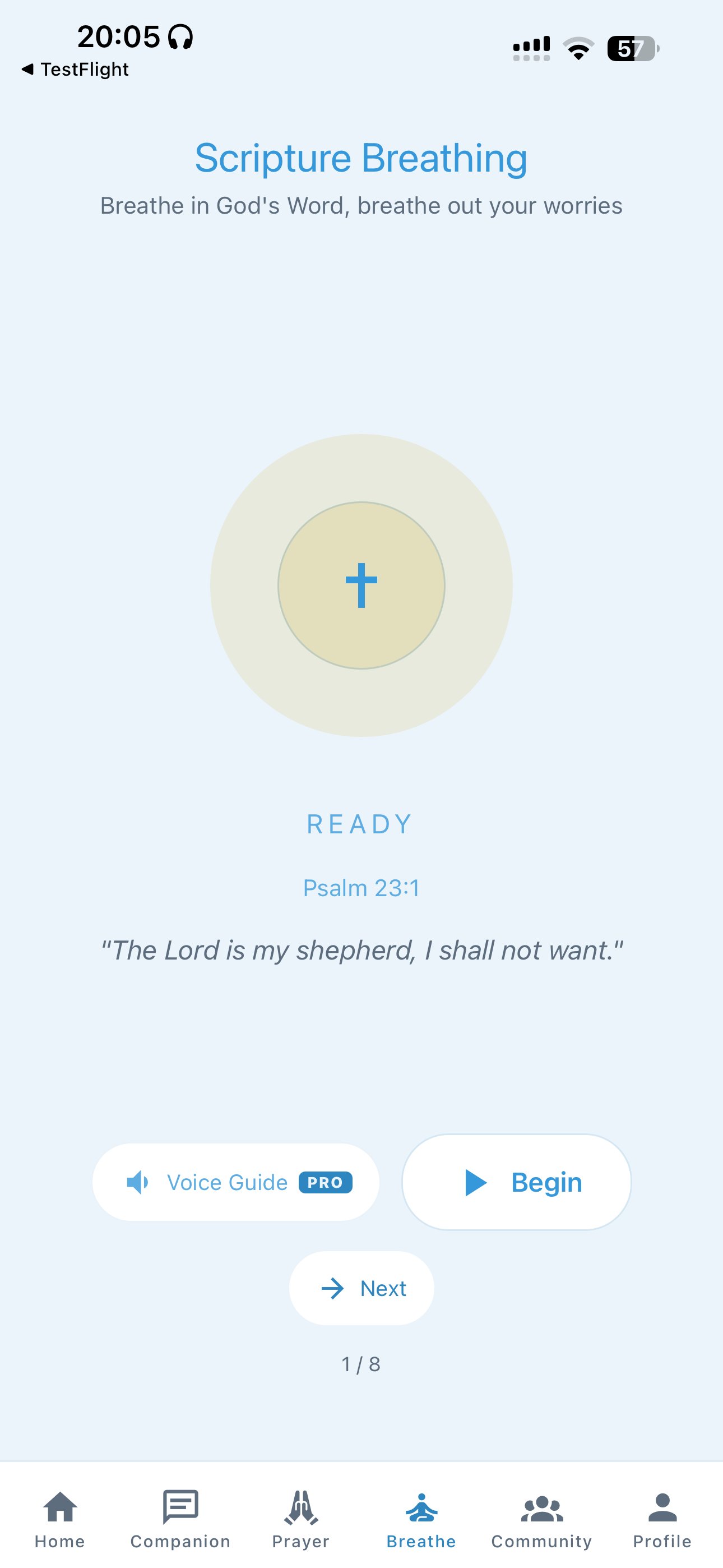 Yeshua scripture breathing exercise